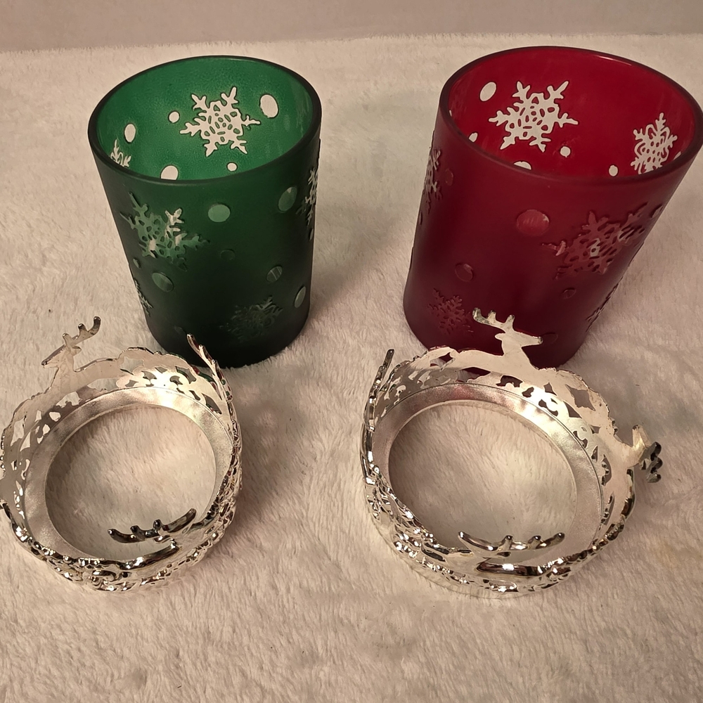 International Silversmiths Holiday Votive‎ Holder - Picture 5 of 16
